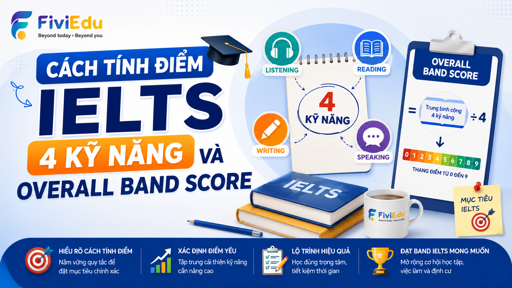 Cách tính điểm IELTS