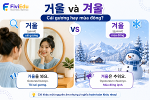 거울 và 겨울 – Cái gương hay mùa đông?
