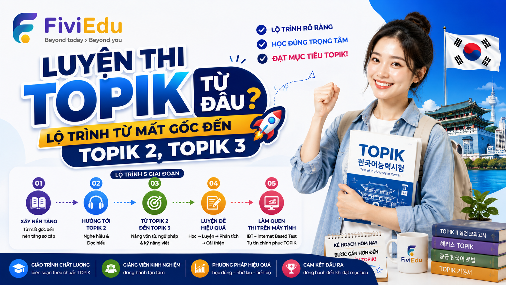 Luyện thi TOPIK từ đâu